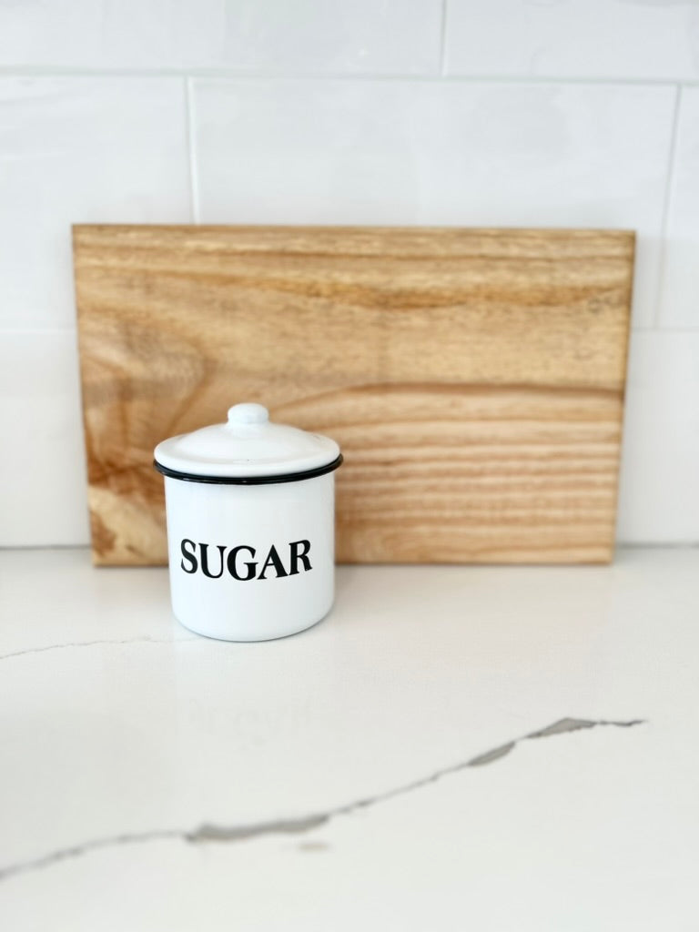 Enamel Set - Coffee, Tea, Sugar