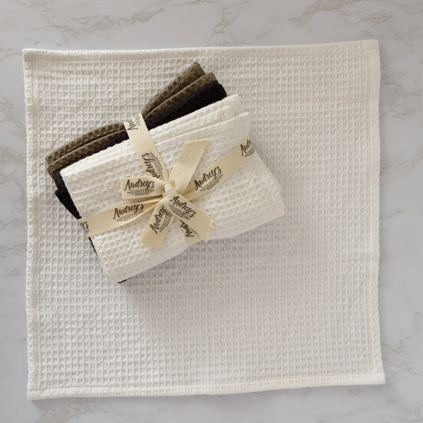 Waffle Dish Cloth Set