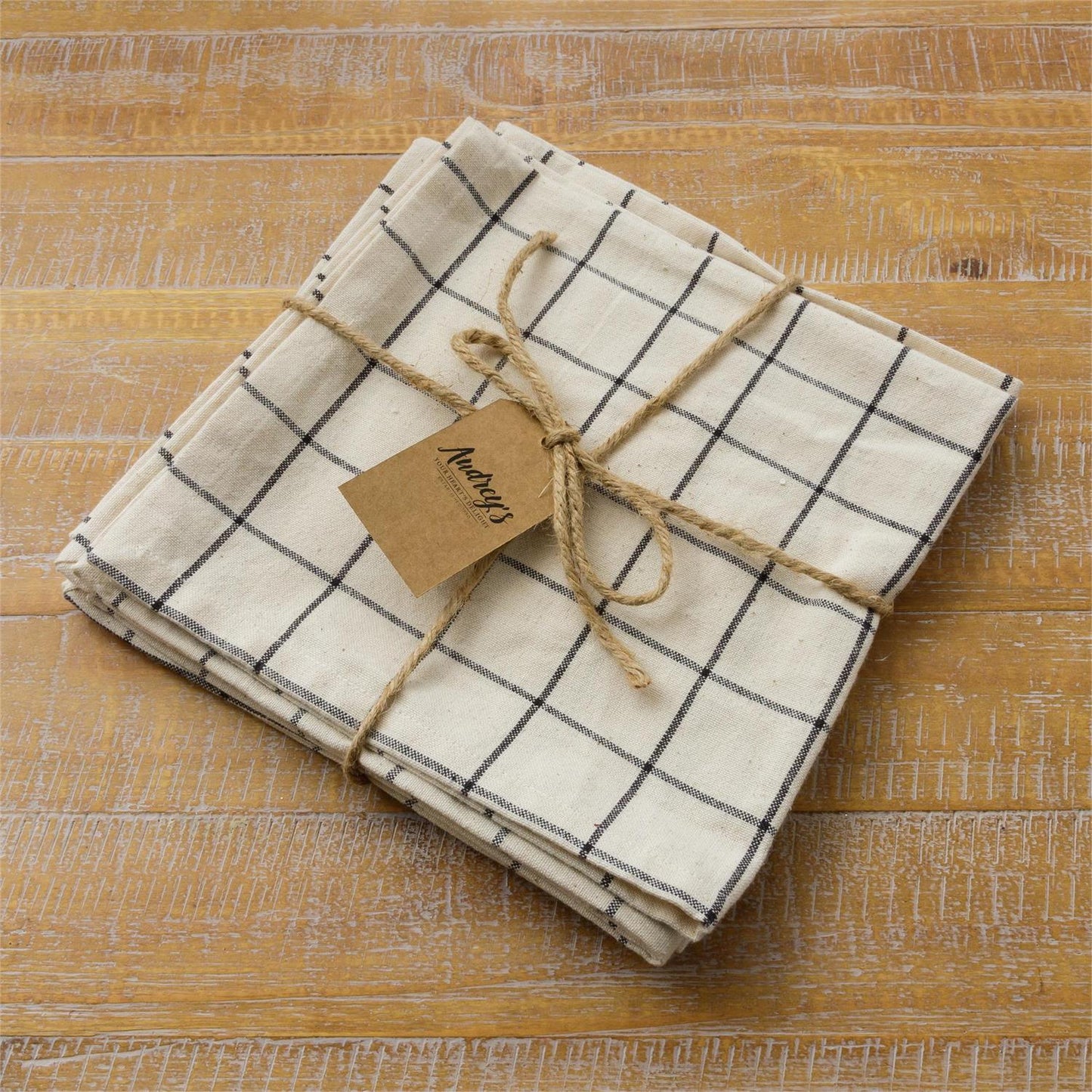 Windowpane Check Napkin