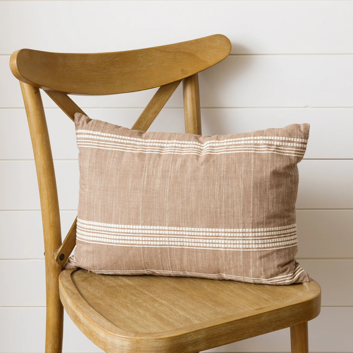 Woven Stripe Lumbar Pillow