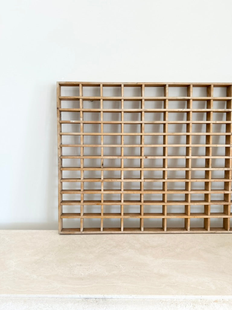 Letter Press Inspired Shelf