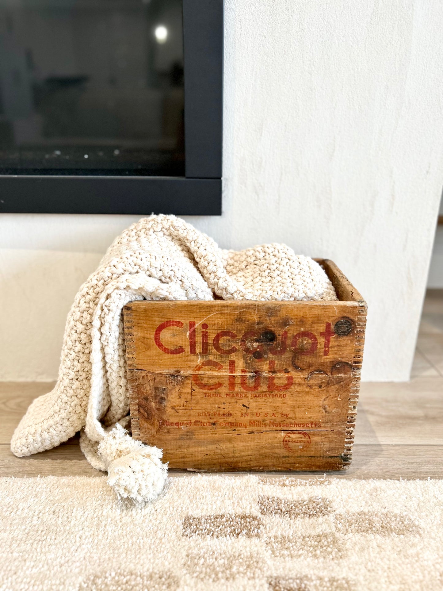 Clicquot Wooden Crate
