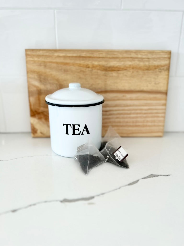 Enamel Set - Coffee, Tea, Sugar