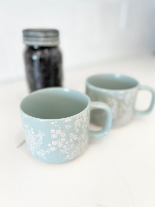 Blue Stoneware Mug