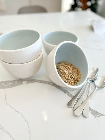 Patterned Cream Bowls