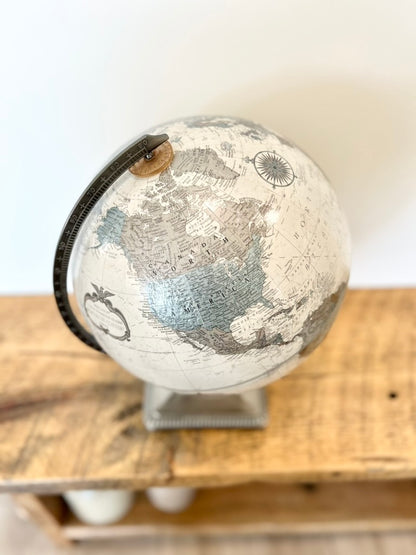 Replogle Blue Silver Globe