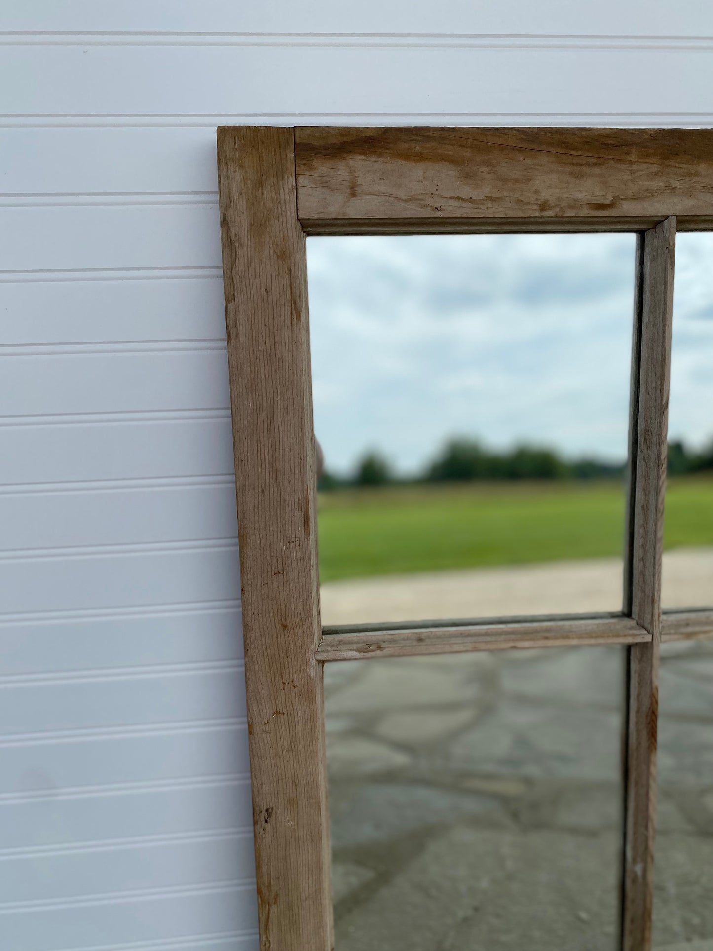 Reclaimed 6 Pane Window Mirror